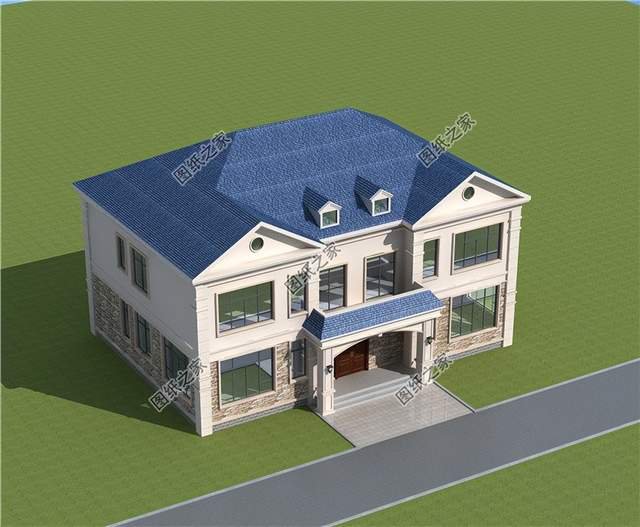 農(nóng)村雙拼別墅設(shè)計(jì)，兄弟手足情深，攜手返鄉(xiāng)一起建樓房