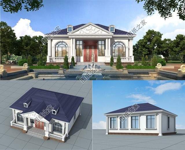 歐式一層別墅設計，獻給父母晚年最好的禮物，爸媽住著也安逸