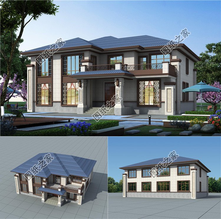 鄉村別墅設計圖集，崇尚簡約自由的生活理念，處處都是隨心自然