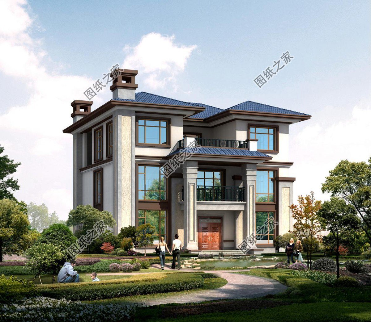 五款新中式別墅設計，外觀低調奢華內涵，室內實用舒適寬敞