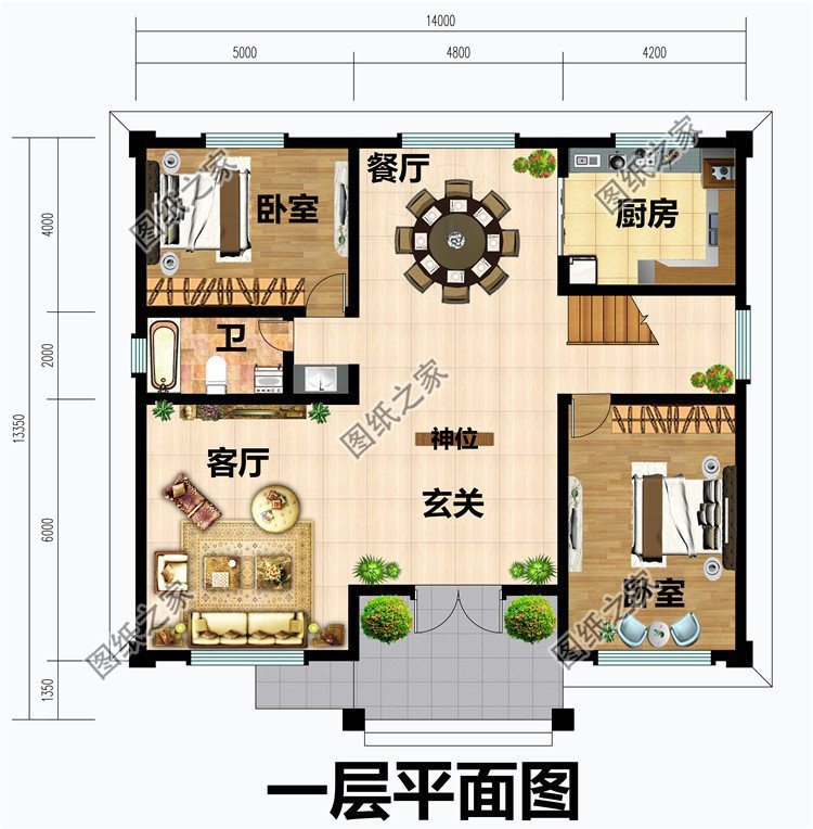 返鄉(xiāng)建棟別墅占地方正實用，生活舒適度直接拉滿惹人羨慕