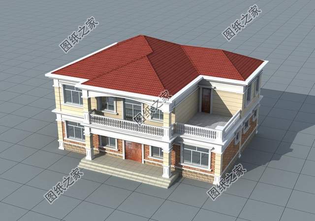 簡(jiǎn)歐風(fēng)自建別墅設(shè)計(jì)，沒(méi)有過(guò)多的繁雜裝飾，增加建筑美感