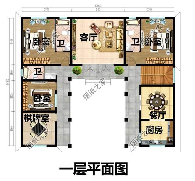 新中式合院自建別墅設計，有房有庭院，很有一番滋味