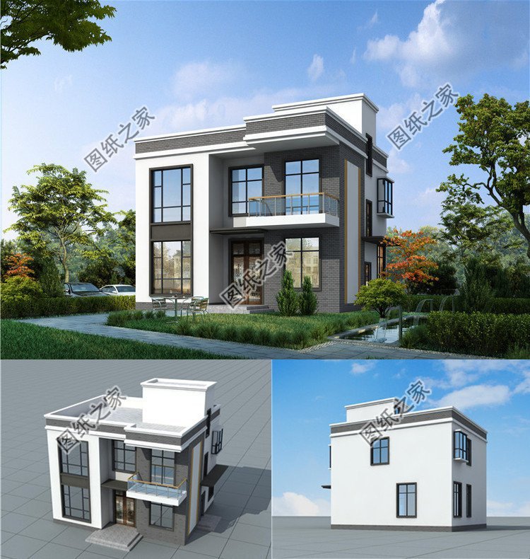 現代風農村自建別墅，農村建房的新寵兒，八零九零的最愛