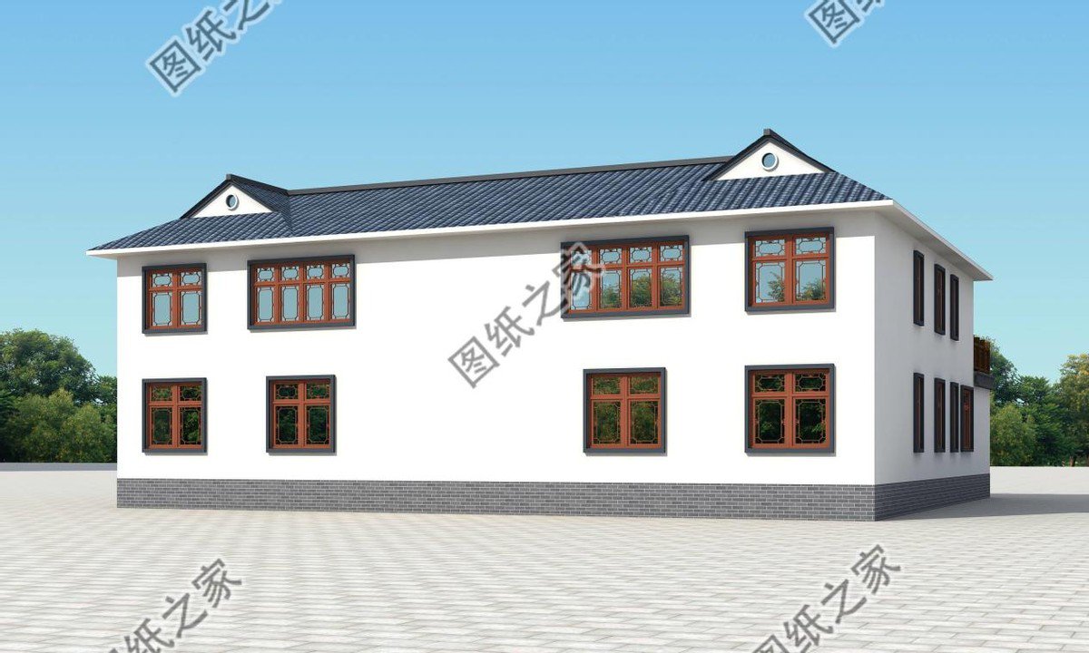 中式合院別墅設計，傳統院落式建筑理念，純樸又溫馨盡顯大家風范