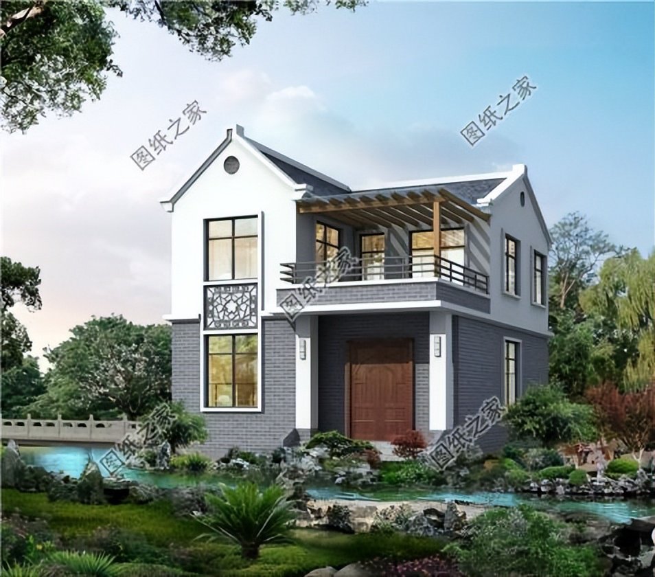 中式國風農村自建房設計，詩情畫意十足韻味，忍不住分享給大家