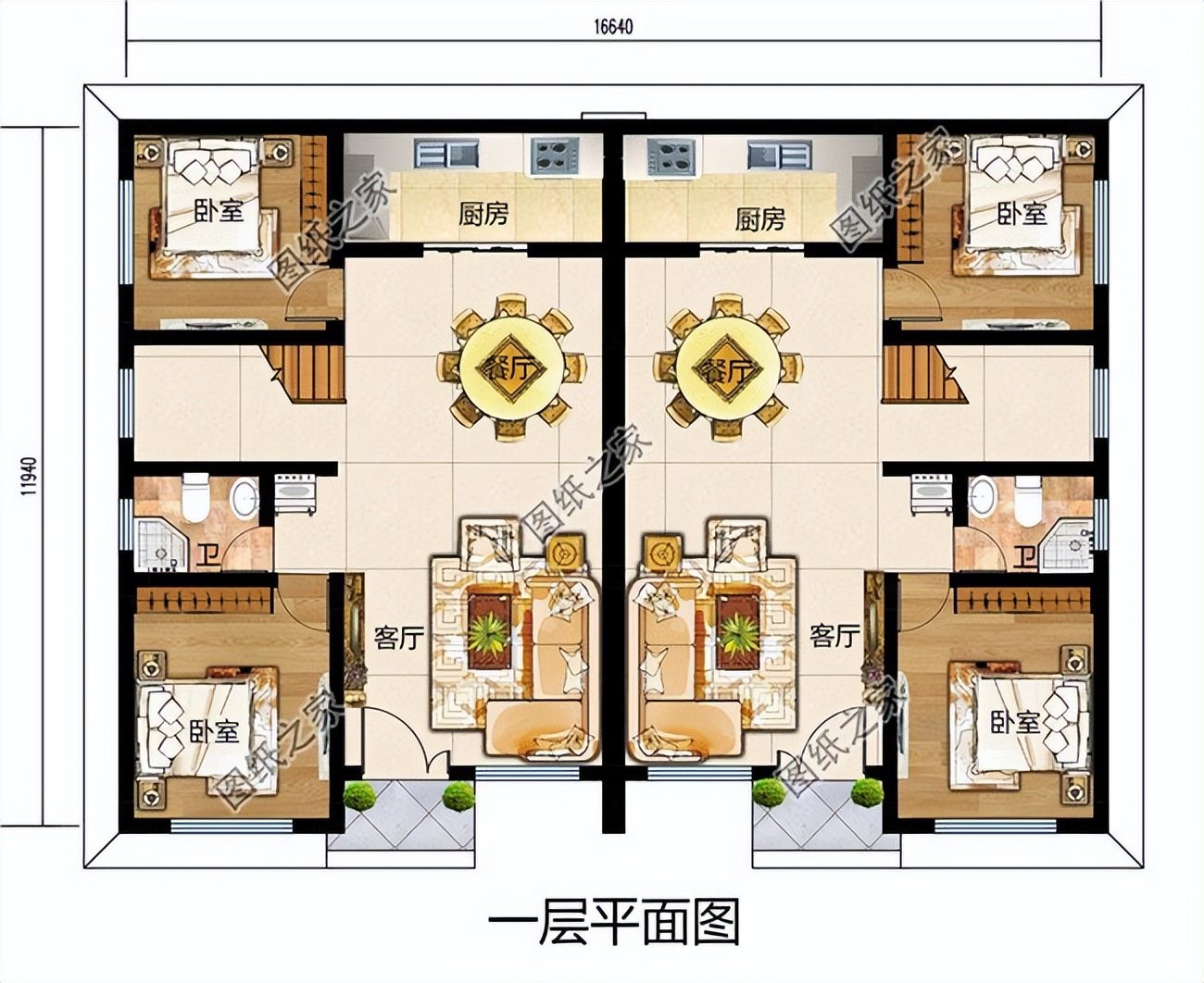 農村家里兩兄弟如何建房，雙拼合建巨劃算，快來看一看