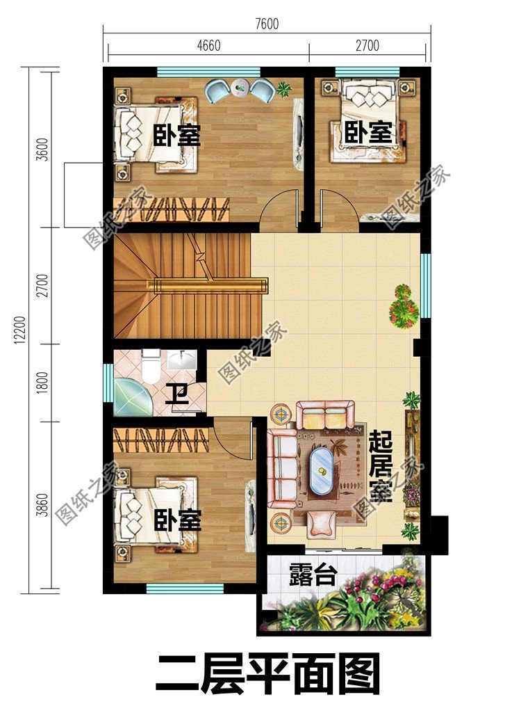 小戶型農(nóng)村自建房設計，完全可以滿足家人的居住需求