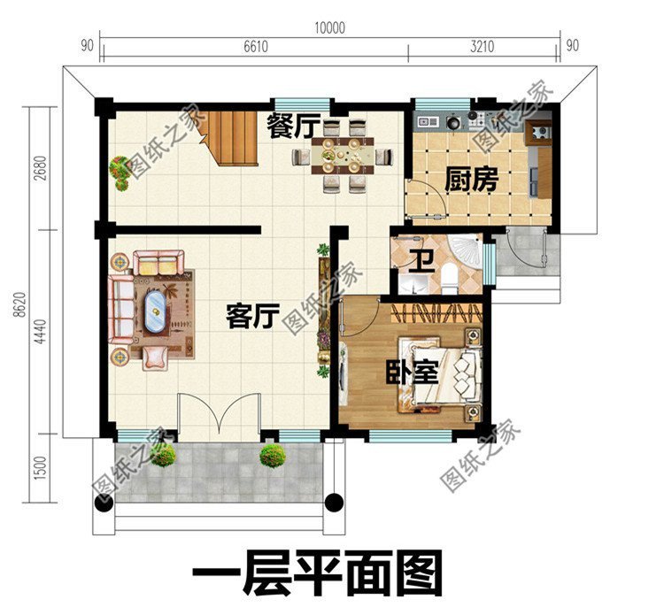 小戶型農(nóng)村自建房設計，完全可以滿足家人的居住需求