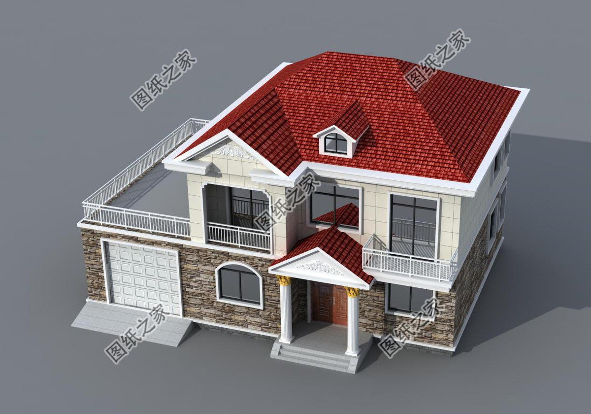 鄉村二層別墅設計，過上安心溫馨的晚年生活，享受天倫之樂