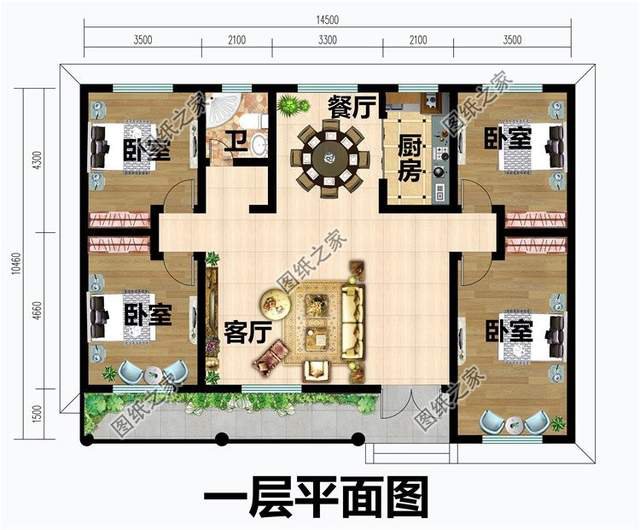 農(nóng)村一層自建房設(shè)計，追求回歸本真，向往的生活
