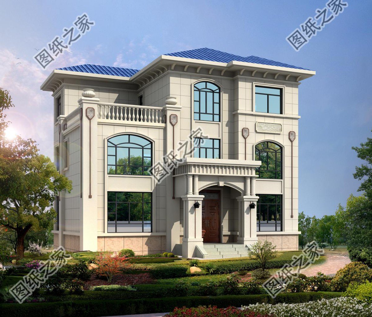 四套高端農村別墅設計，超級高的性價比，品質生活有聲有色