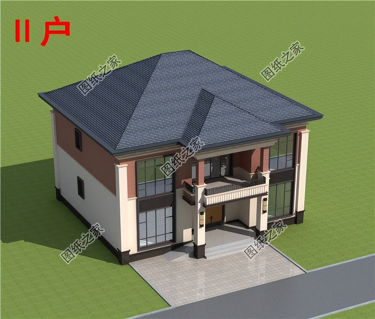 占地方正適用型農村別墅，外觀氣派室內格局實用，造價不高