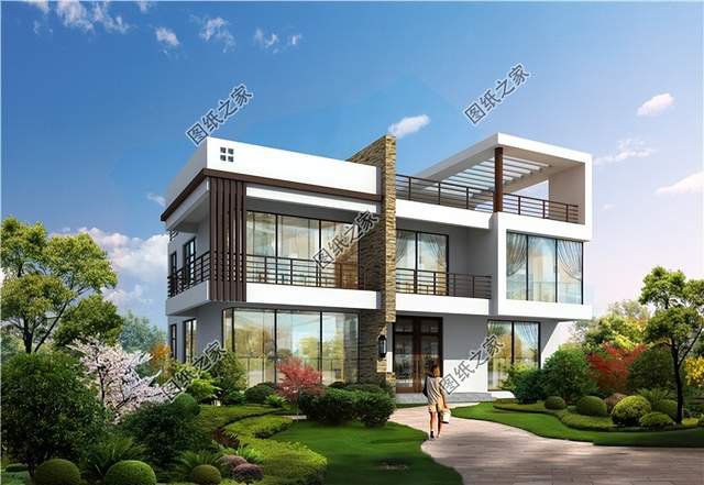 現代農村別墅推薦，全新的建房理念，追求簡單時尚感