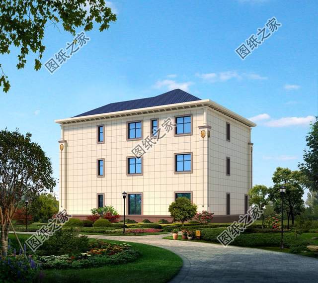 簡歐三層別墅設計，時尚雅致，簡約又不失別致感