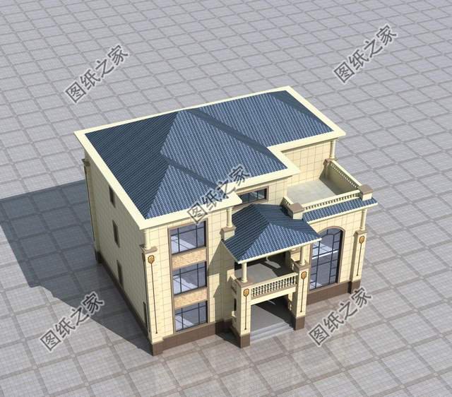 簡歐三層別墅設計，時尚雅致，簡約又不失別致感