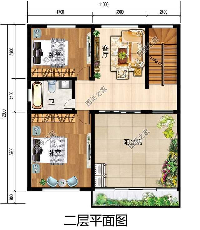 鄉村帶陽光房自建別墅設計，在慢節奏的農村里感受自然慢生活