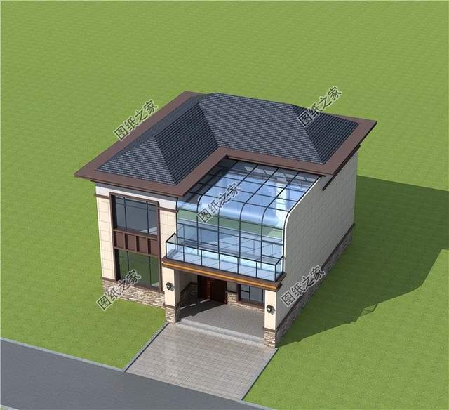 鄉村帶陽光房自建別墅設計，在慢節奏的農村里感受自然慢生活