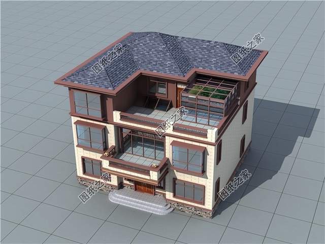 鄉村帶陽光房自建別墅設計，在慢節奏的農村里感受自然慢生活