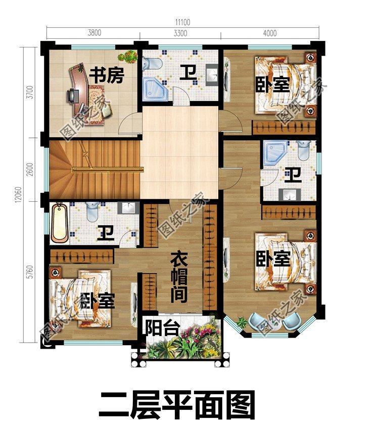 經典歐式農村別墅設計，簡潔大方，富麗堂皇