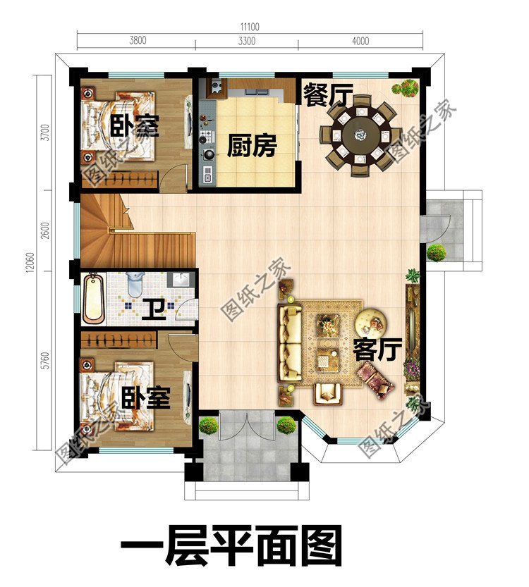 經典歐式農村別墅設計，簡潔大方，富麗堂皇