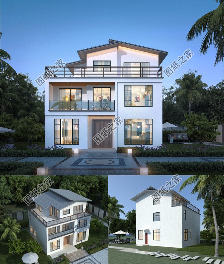 農村兩層半別墅推薦，實用型房屋設計，更適合農村建造