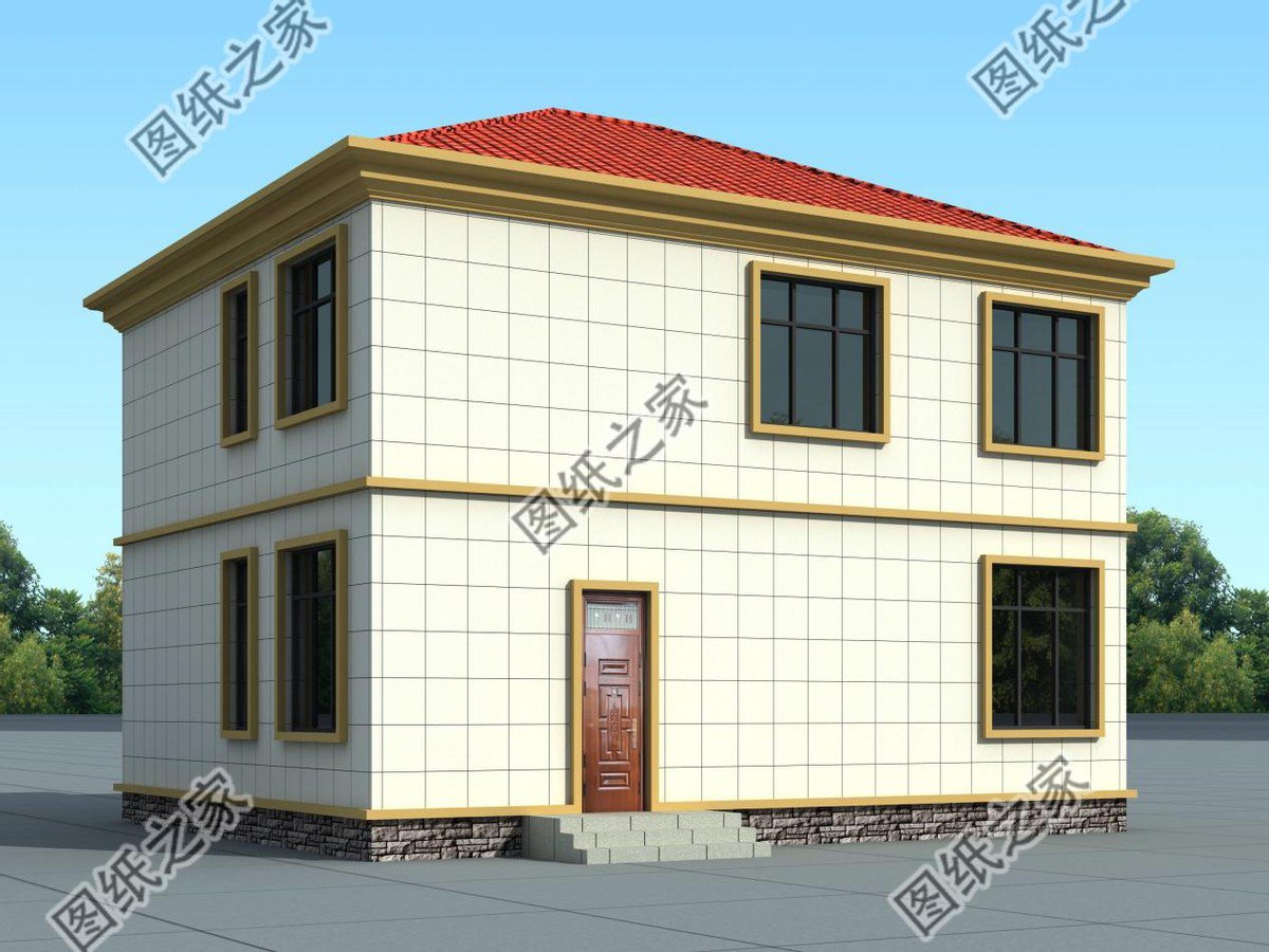 四套農村二層別墅設計，第三款15萬起建，建在老家最合適不過了