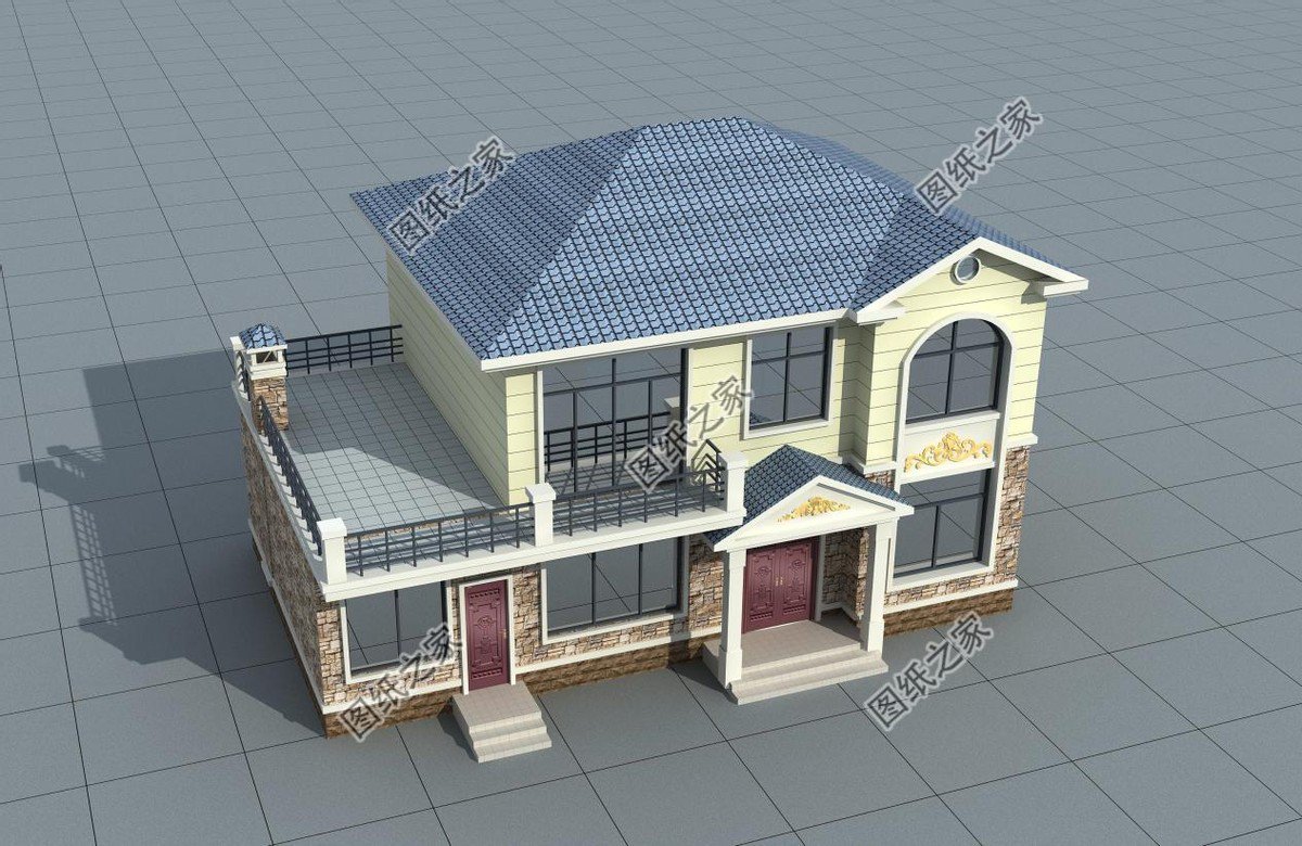 四套農村二層別墅設計，第三款15萬起建，建在老家最合適不過了