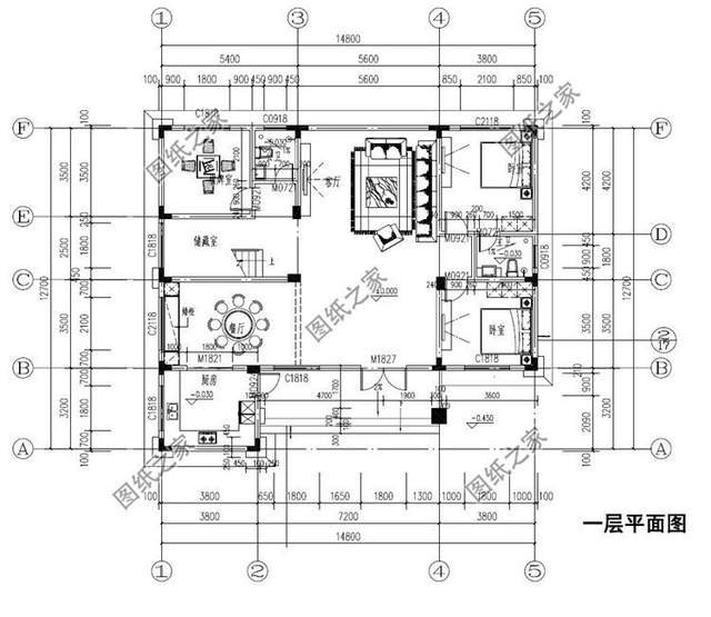 新款二層別墅推薦，第四款帶有偏房設計，符合農村生活習慣