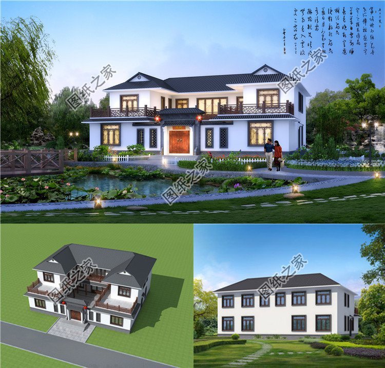 農(nóng)村最美的中式別墅設(shè)計(jì)，青磚灰瓦充滿古韻，更受歡迎