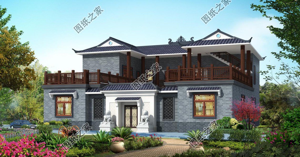農(nóng)村最美的中式別墅設(shè)計(jì)，青磚灰瓦充滿古韻，更受歡迎
