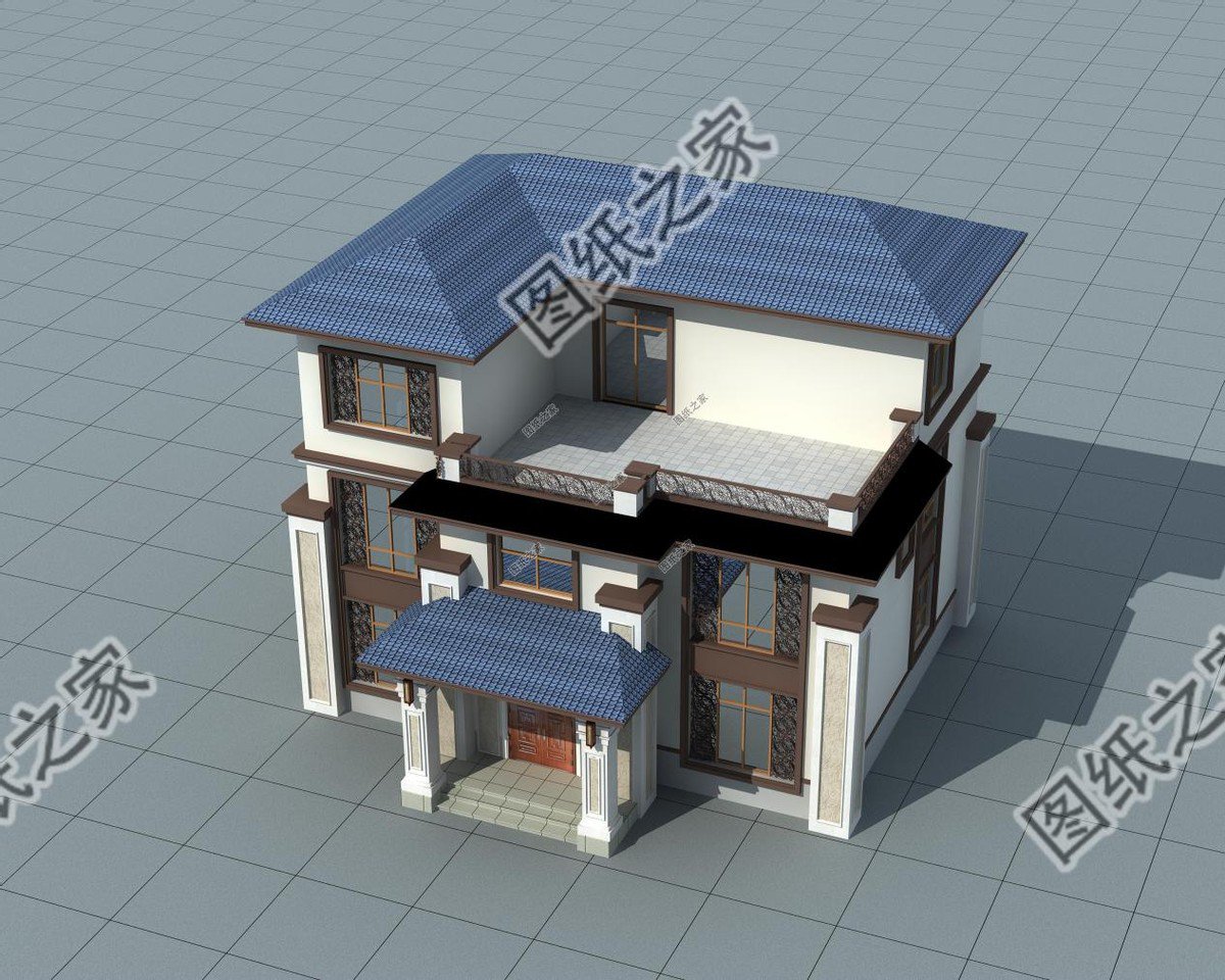 新中式三層別墅設(shè)計(jì)，傳統(tǒng)中帶有時(shí)代感，你們心動(dòng)了沒？