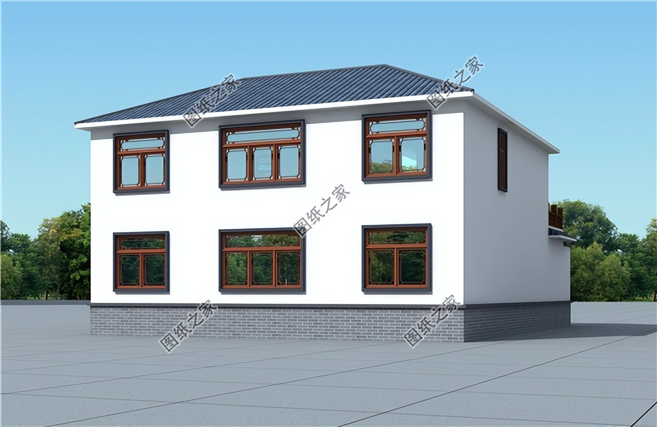 中式風格農村自建房，簡潔的白墻黛瓦，彰顯中式住宅的氣場與浪漫