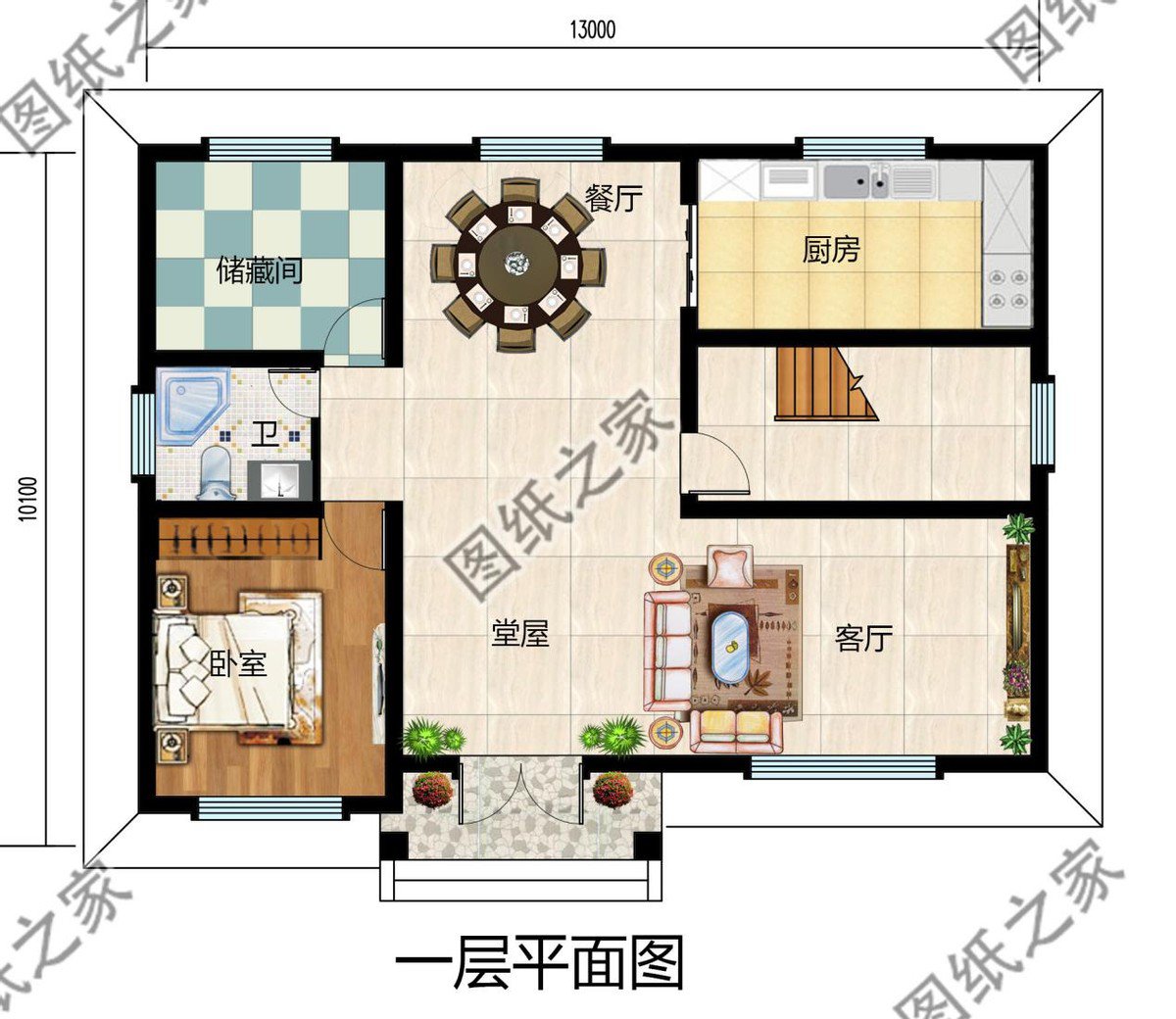 帶堂屋設(shè)計(jì)的農(nóng)村別墅推薦，符合老百姓的需求，更加貼近生活