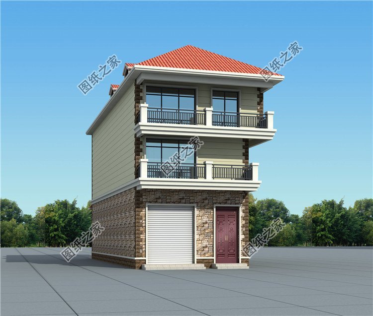 農村帶商鋪自建房推薦，一層為門臉二三層自住，掙錢生活兩不誤