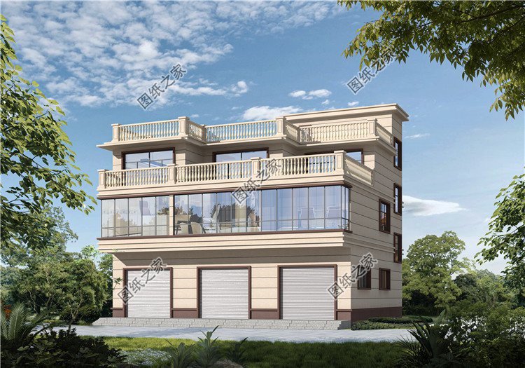 農村帶商鋪自建房推薦，一層為門臉二三層自住，掙錢生活兩不誤