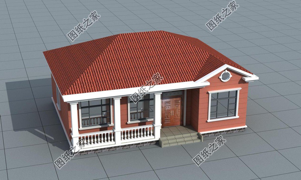 農村自建一層養老房推薦，簡單好看實用，五年后必火戶型