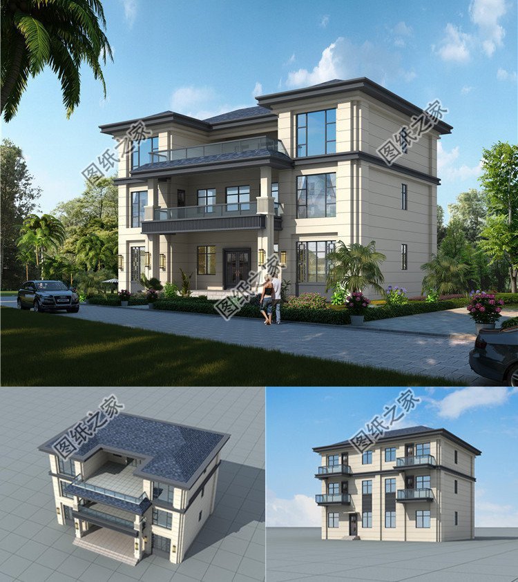 新中式建筑風格自建別墅經典之作，深受廣大建房者的喜愛