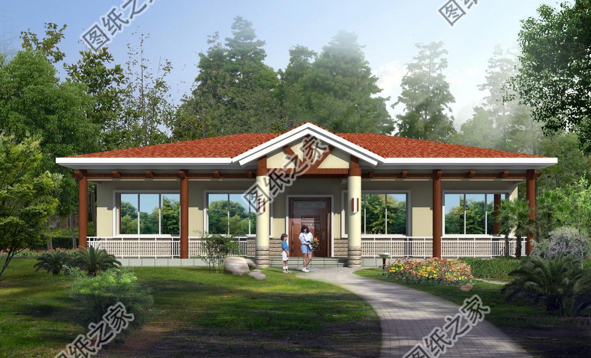 農村一層養老房這樣蓋，簡單實用又舒適，爸媽最喜歡