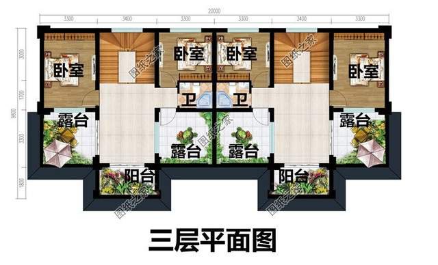 回家建棟雙拼別墅，一家人就要整整齊齊的，家和萬事興