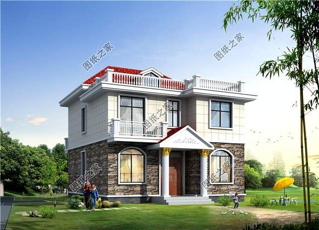 占地百平的農村別墅，造價經濟又實用，建好比買房強