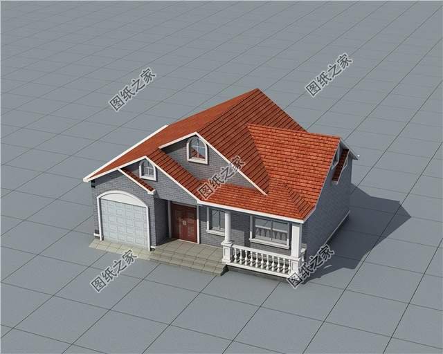 帶車庫的農(nóng)村別墅推薦，簡單實(shí)用造價(jià)不高，人見人愛