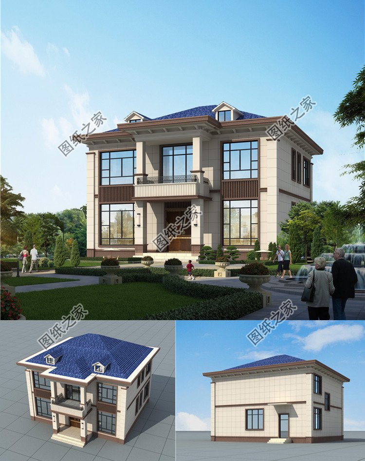 鄉(xiāng)村自建房別墅設計，國人的理想住宅，建好全家都有面