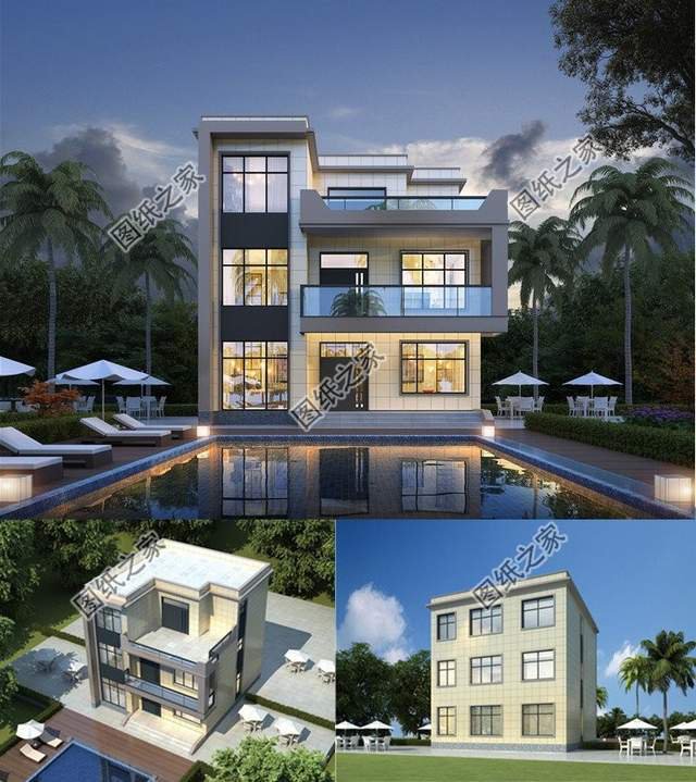 現(xiàn)代風農(nóng)村自建房設(shè)計，用色簡單好看，受到年輕人的喜歡