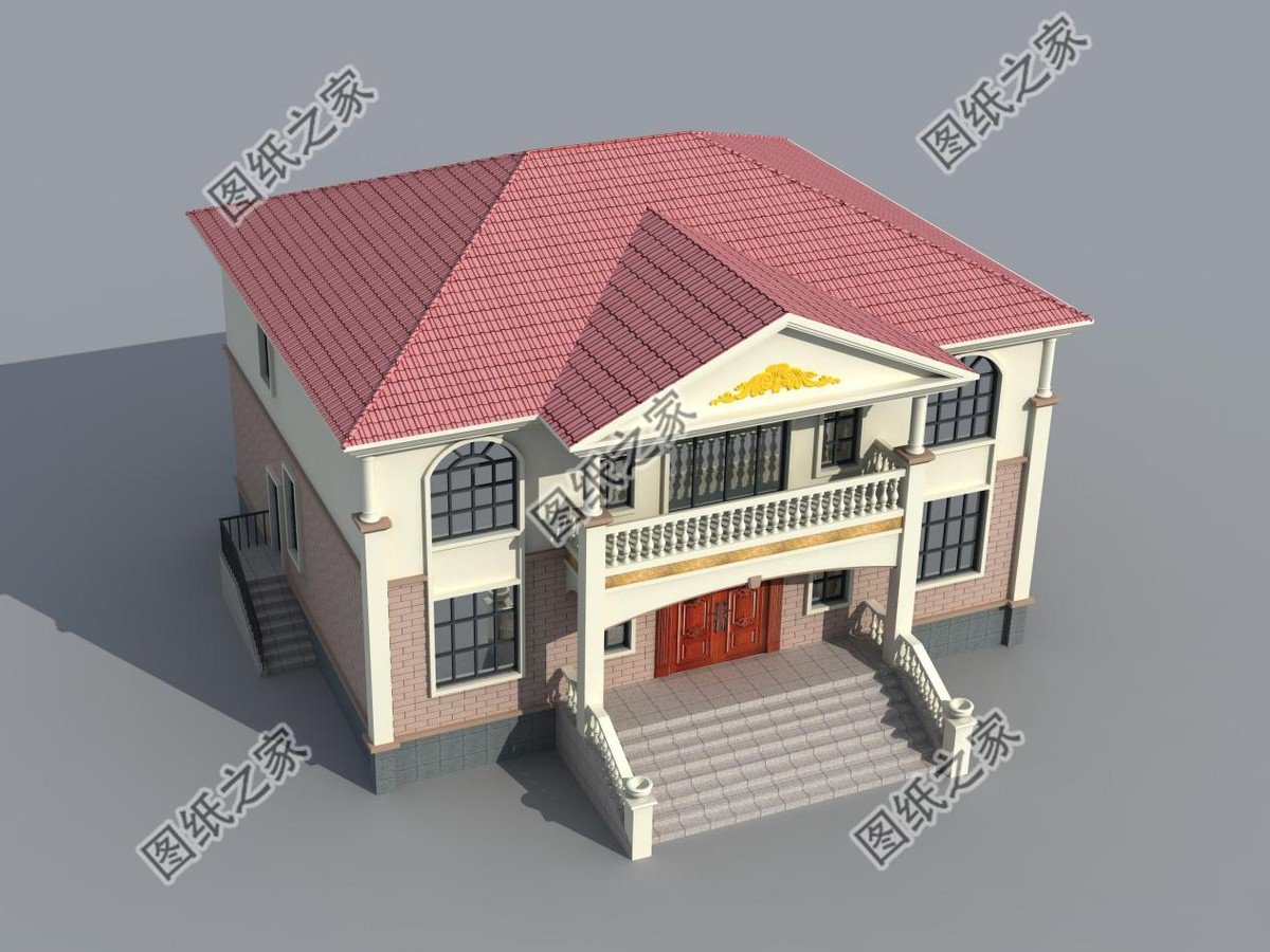 農(nóng)村雙層別墅設(shè)計推薦，功能齊全強(qiáng)大，外觀造型討人喜歡