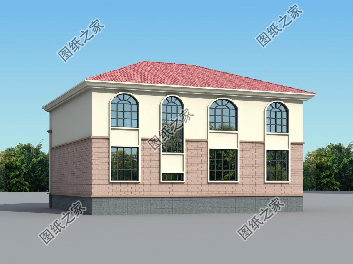 農(nóng)村雙層別墅設(shè)計推薦，功能齊全強(qiáng)大，外觀造型討人喜歡