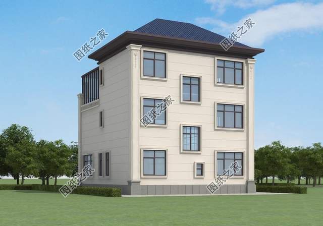 五款三層別墅設計，外觀新穎時尚，建一棟妥妥的人生贏家