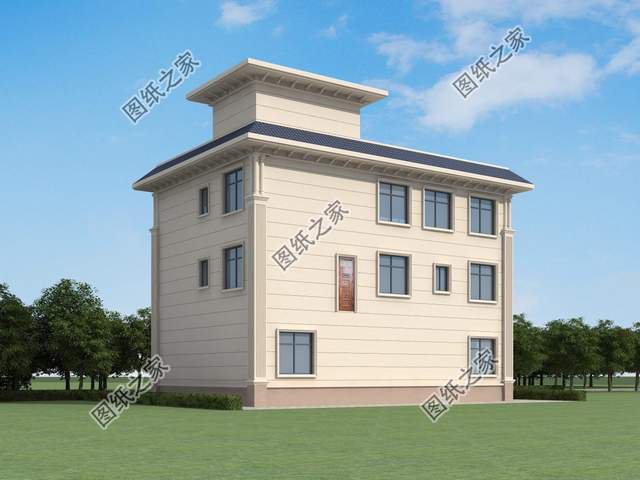 五款三層別墅設計，外觀新穎時尚，建一棟妥妥的人生贏家