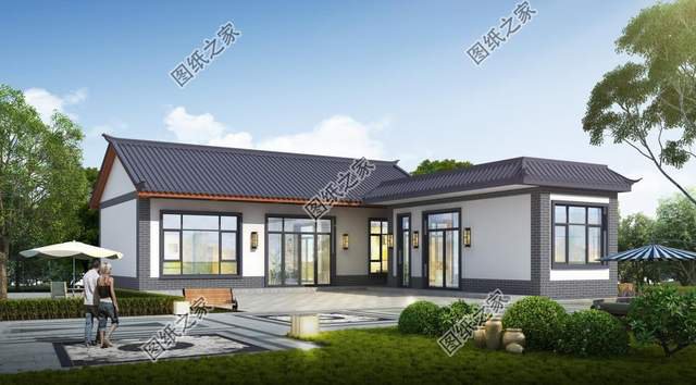農村一層別墅設計，穩重踏實更實用，南北方都適合