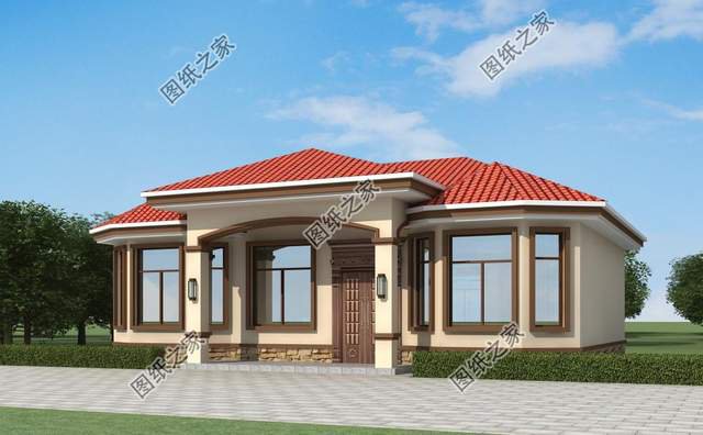 農村一層別墅設計，穩重踏實更實用，南北方都適合